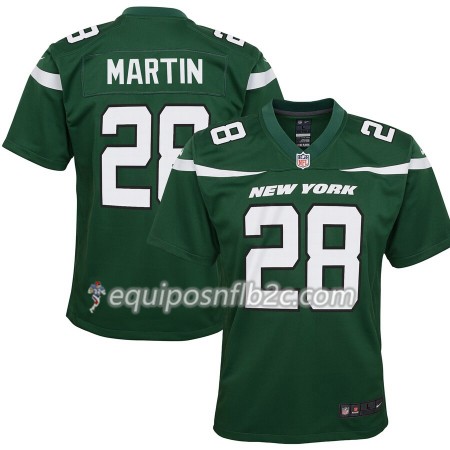 Camiseta Hombre NFL New York Jets Curtis Martin 28  Nike Verde